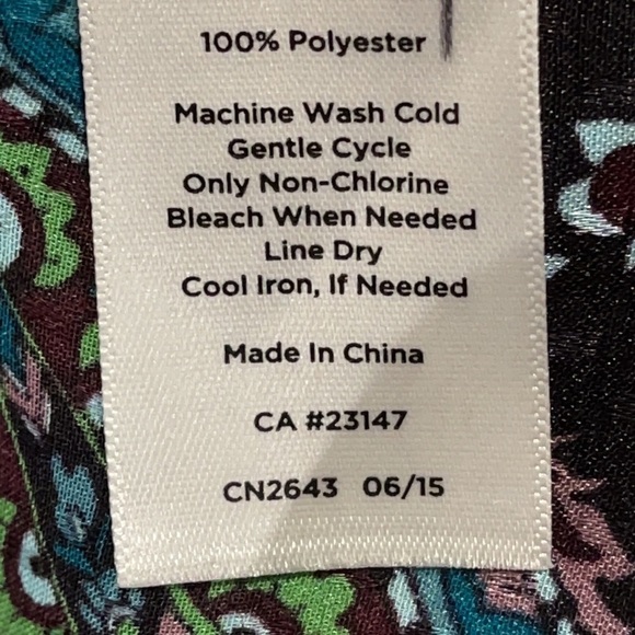 Talbots Paisley Print Tunic - EUC - Picture 6 of 6